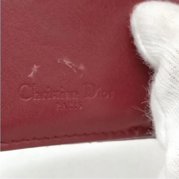 Dior Red Lotus Wallet - Picture 5 of 9